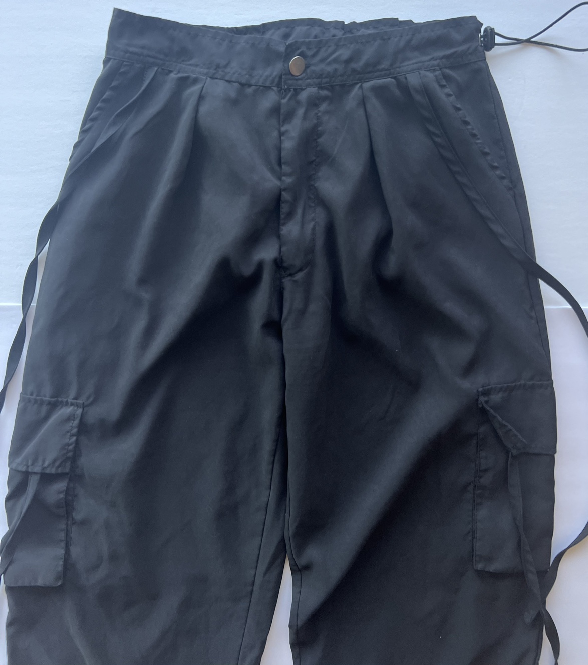 PrettyLittleThing Black Cargo Pants - photo 5