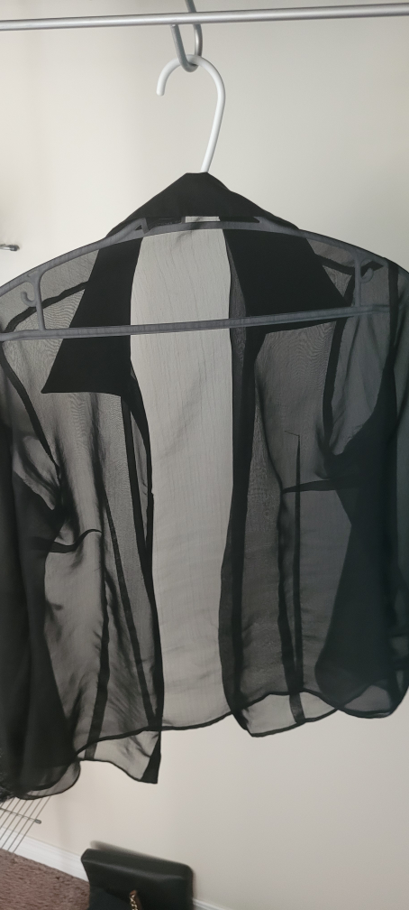 Black Sheer Blouse