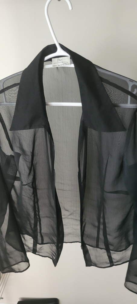 Black Sheer Blouse - photo 2