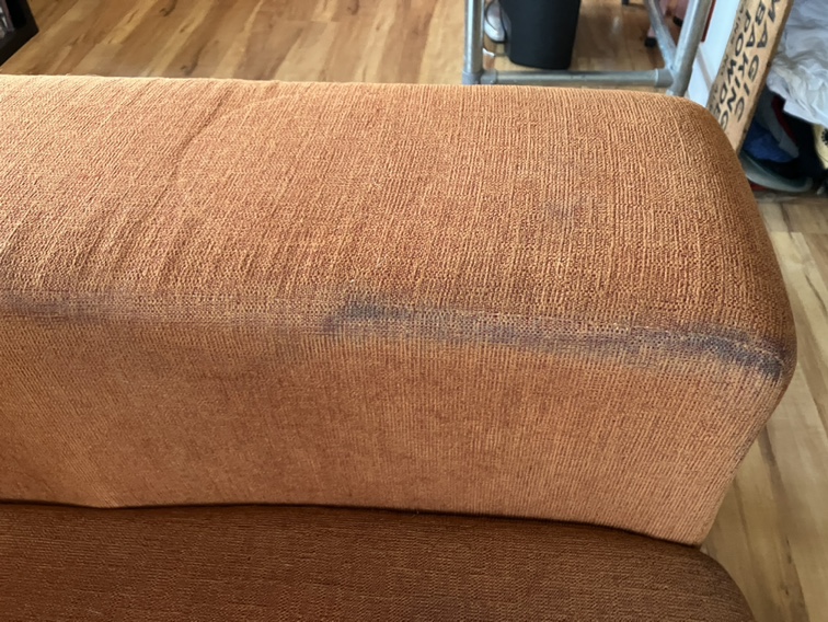 EQ3 Sofa in burnt orange - photo 5