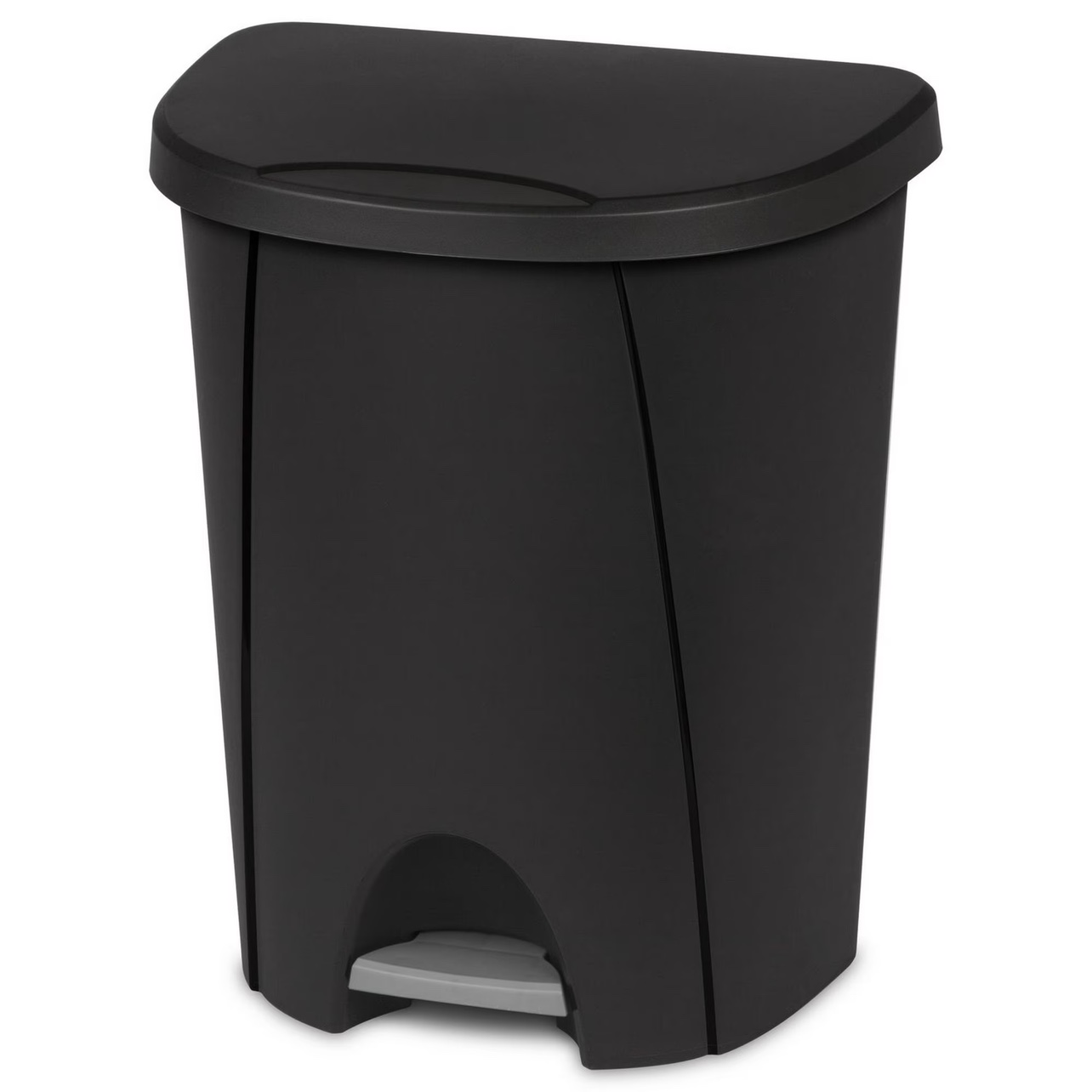 Black Step Trash Can (Used)