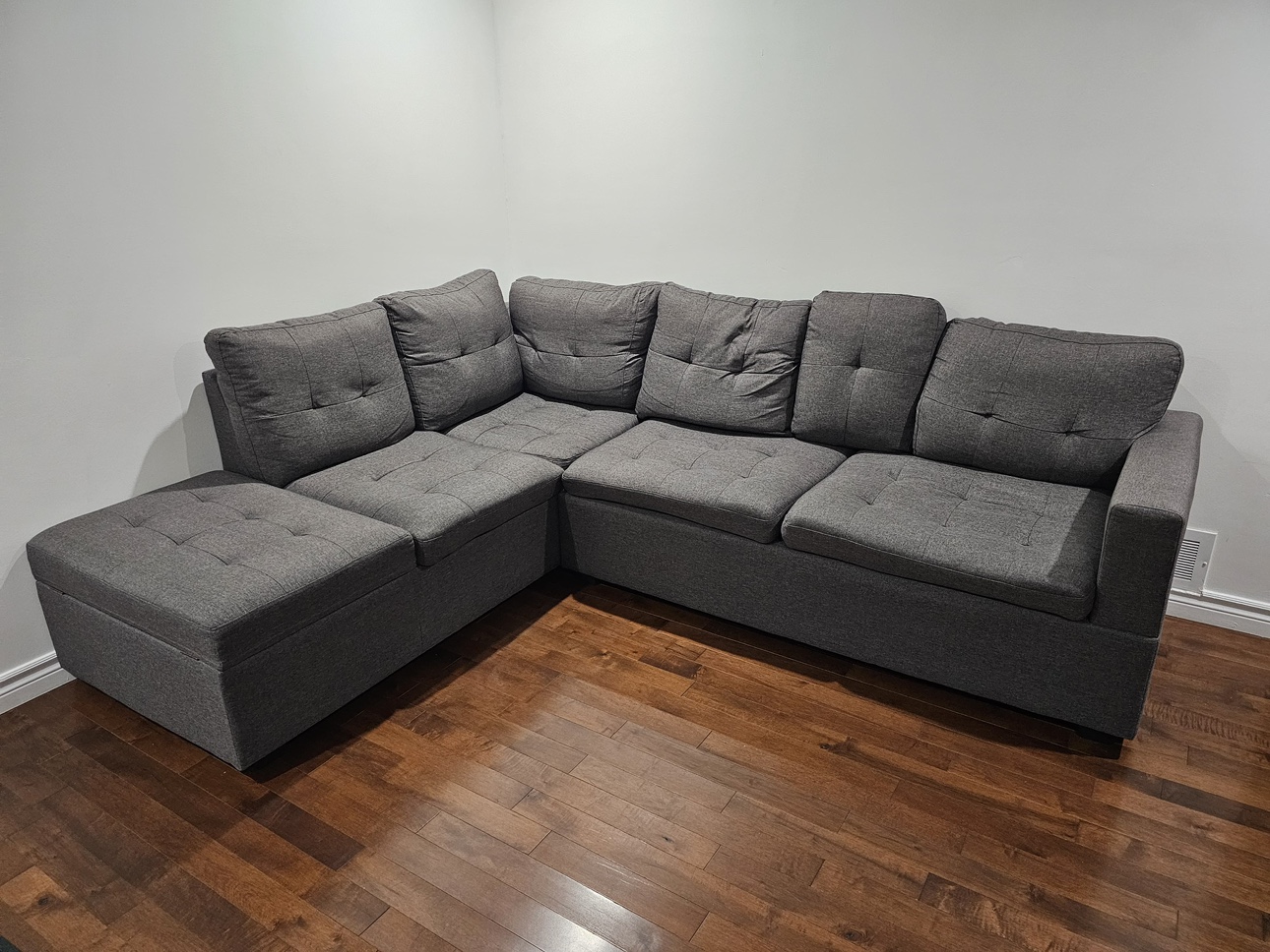 Grey Sectional Sofa - photo 4