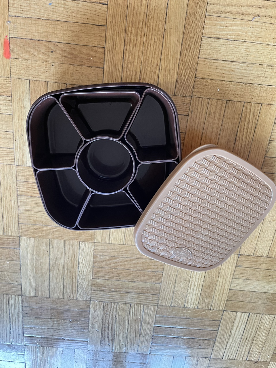 Brown Plastic Organizer/ spice box - photo 2