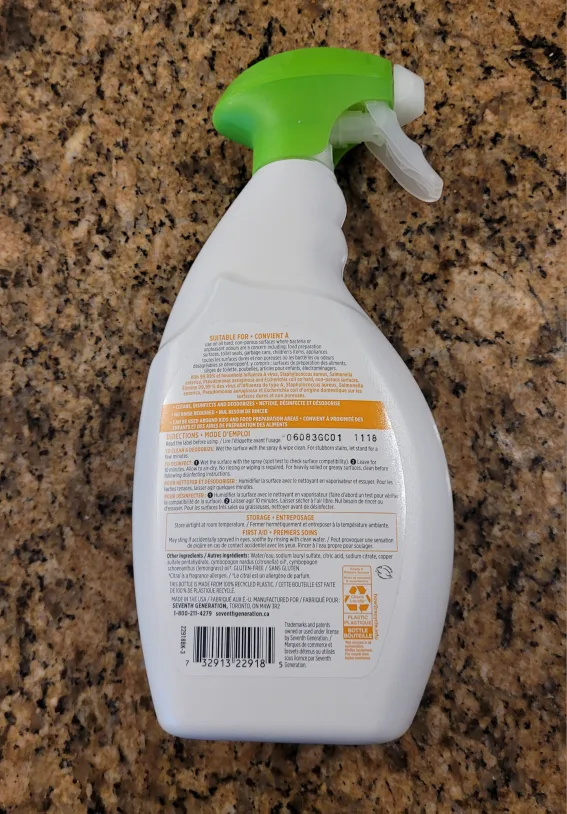 Seventh Generation Disinfecting Multi-Surface Cleaner, 768 ml) image indicator(2)