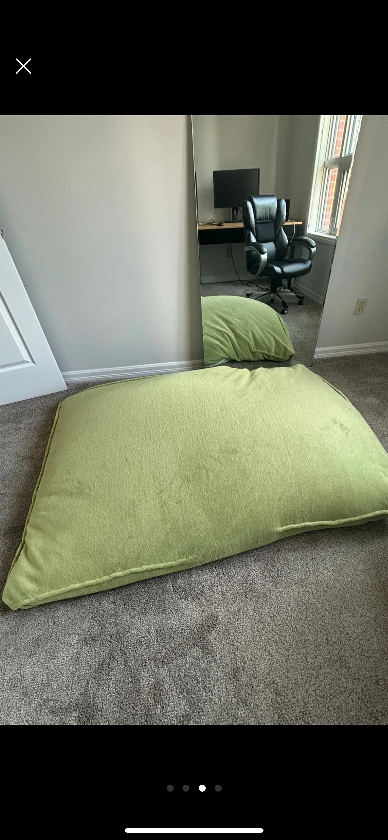 Large Green Bean Bag thumbnail