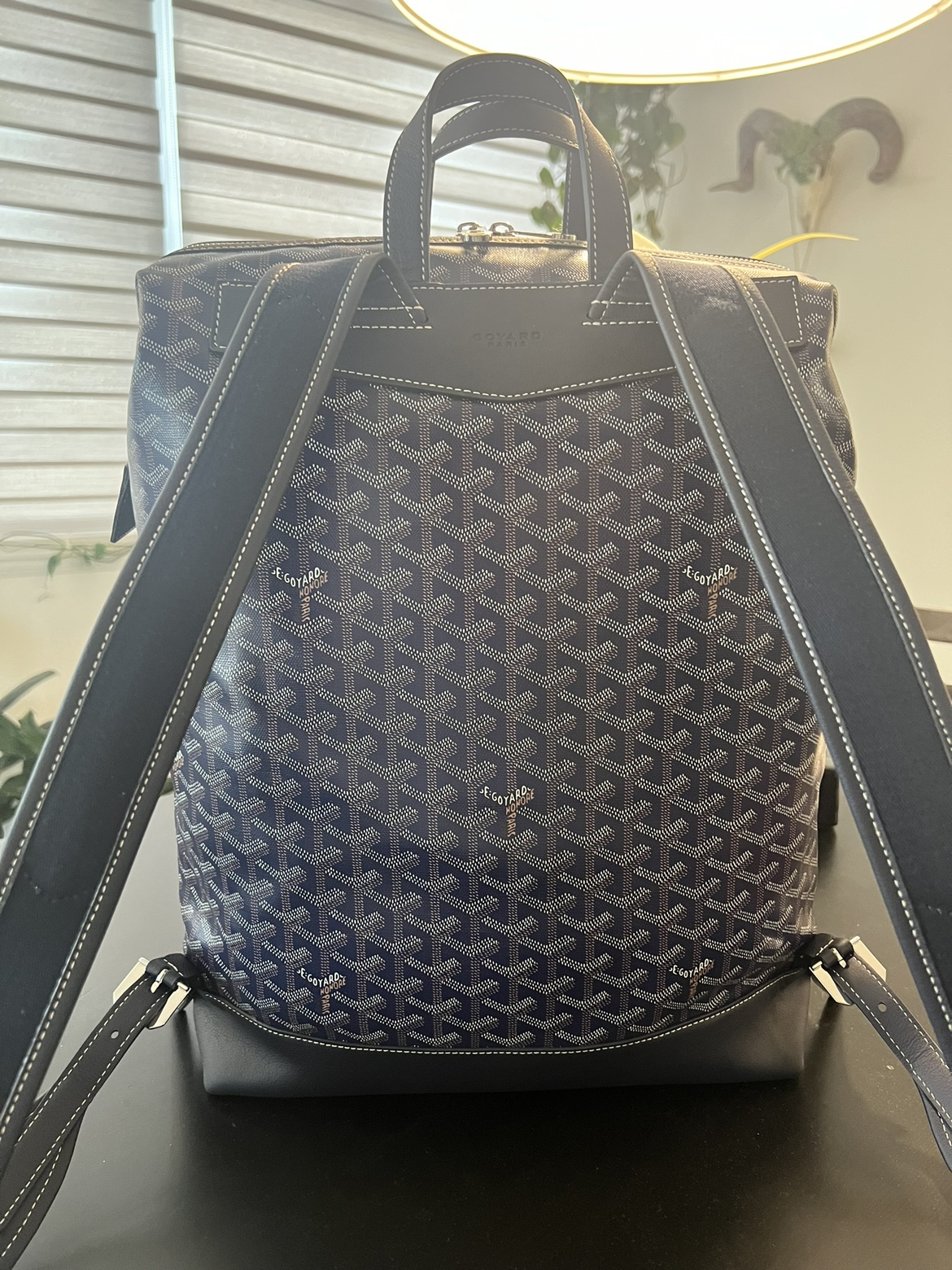 Goyard Cisalpin Backpack - Navy Blue - photo 2