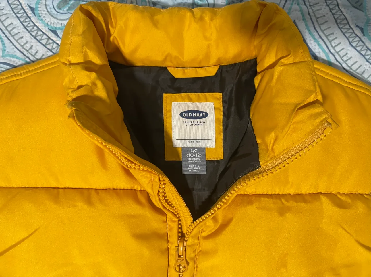 Old Navy Yellow Puffer Vest image indicator(10)