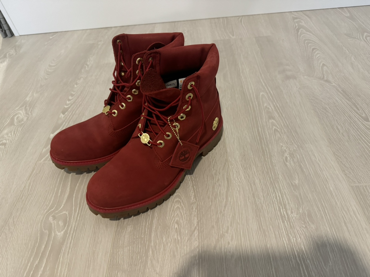 Timberland Red Boots Size 9 - photo 4
