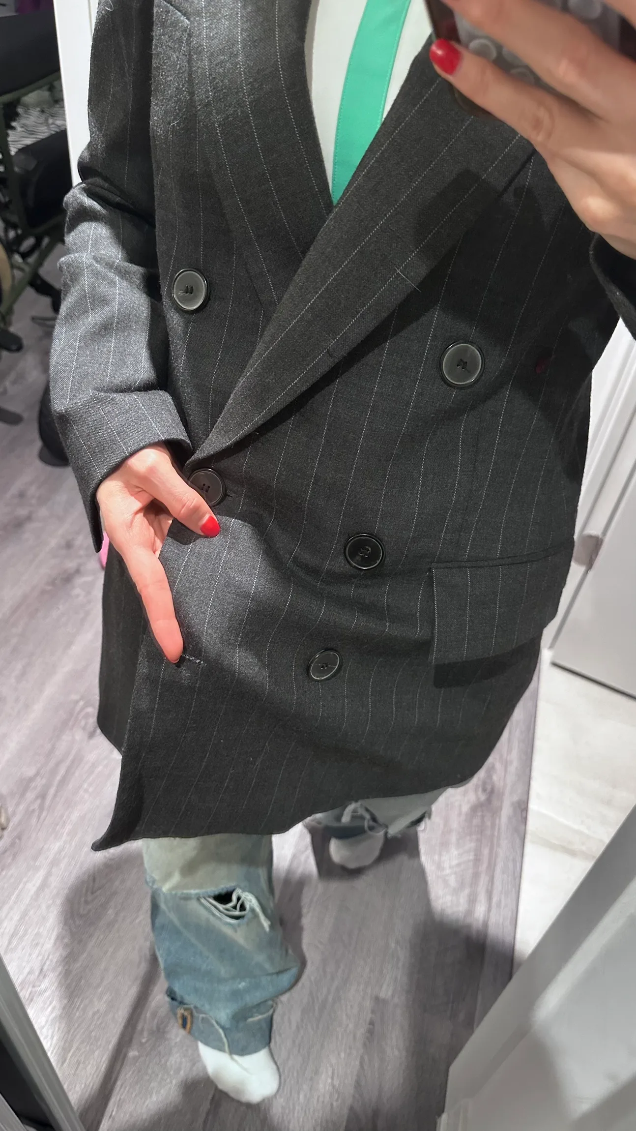 Striped Blazer , Brand H&M image indicator(4)