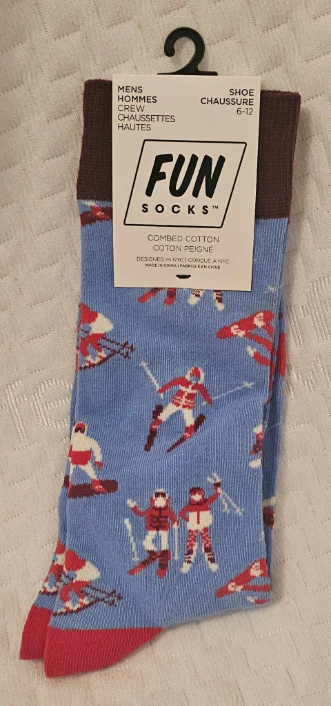 Multi-Coloured Fun Socks Men's Crew Socks thumbnail