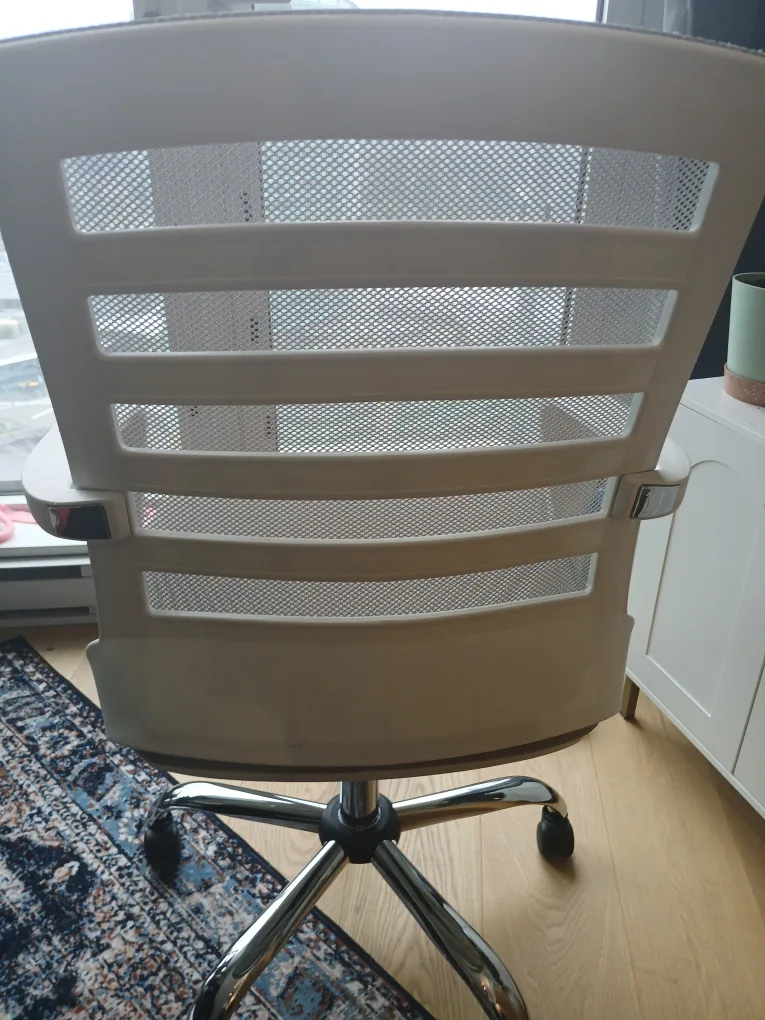 White Mesh Office Chair image indicator(6)