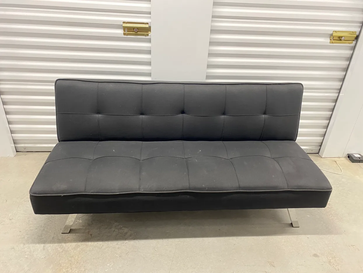 Black Futon Sofa Bed couch (delivery available) image indicator(3)