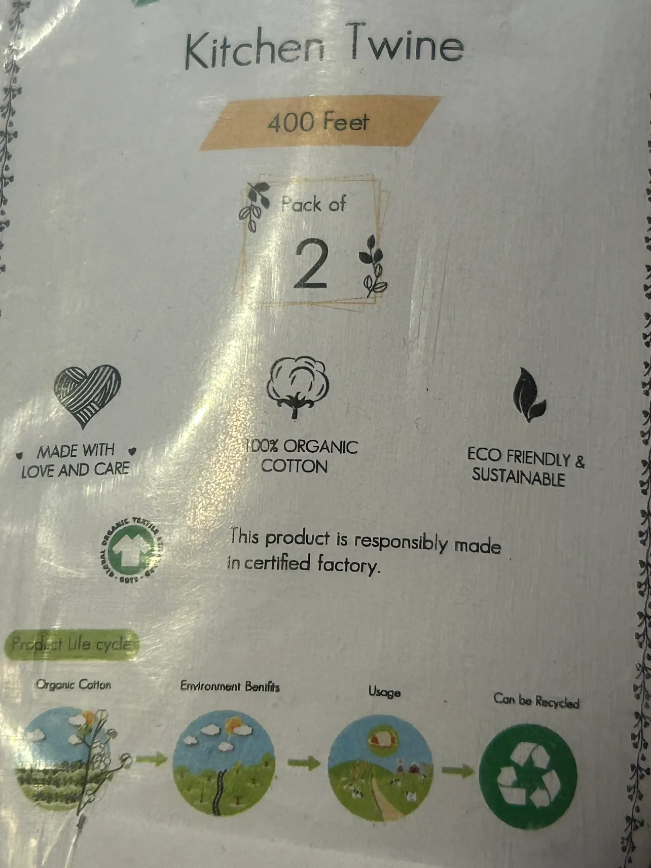 Balls of Kitchen Twine - 400ft long image indicator(3)