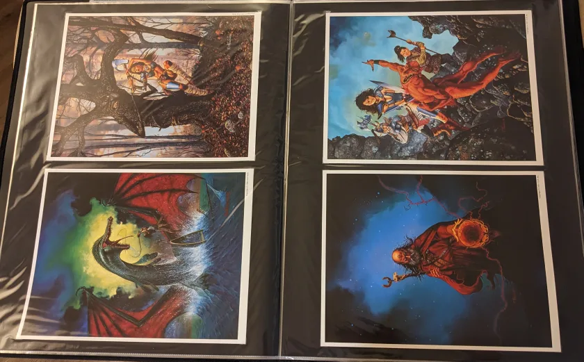 DnD "Mystique Portfolio" Collection of TSR Prints by Fred Fields image indicator(2)
