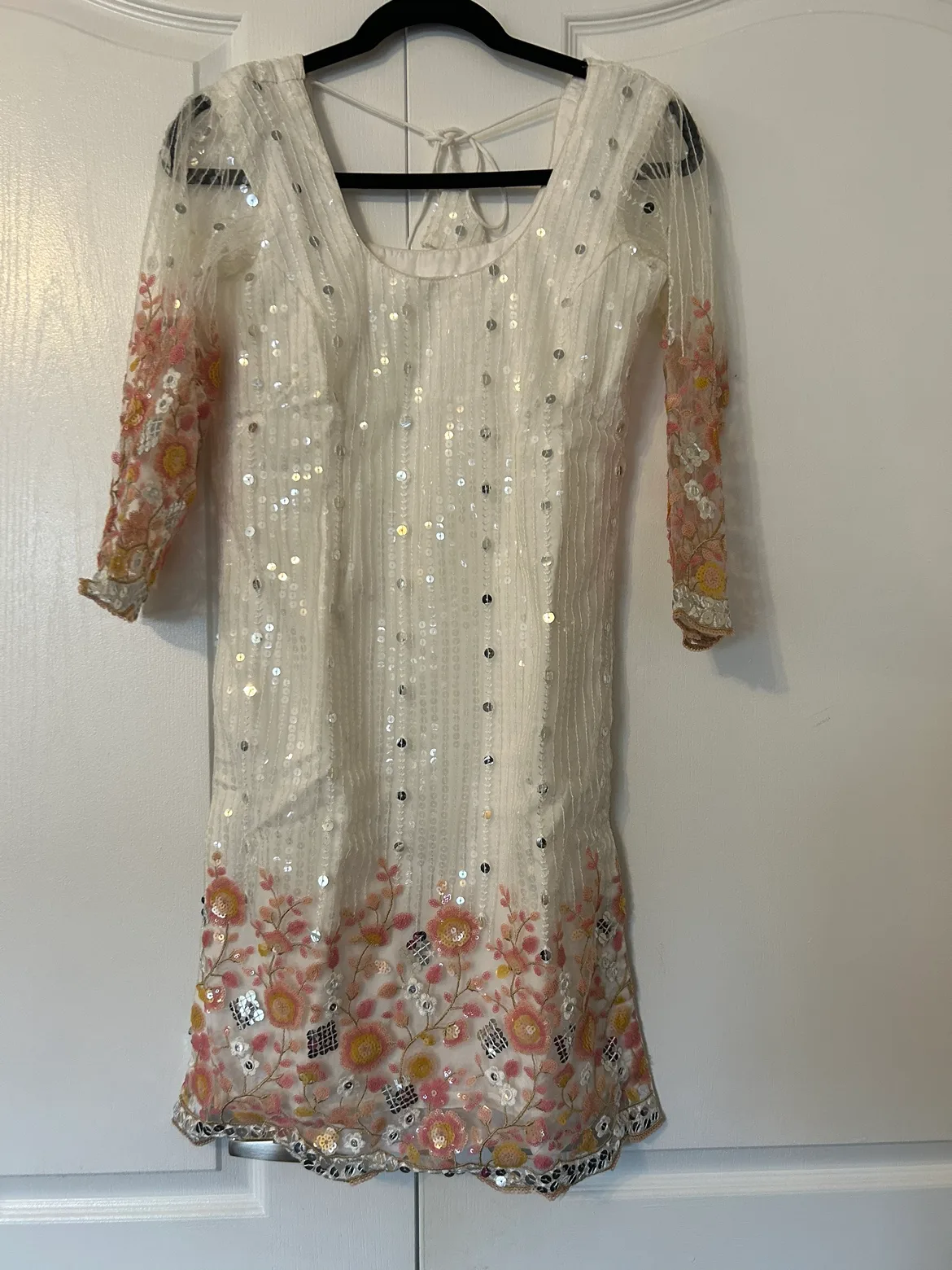 Peach and White Three Piece Suit thumbnail