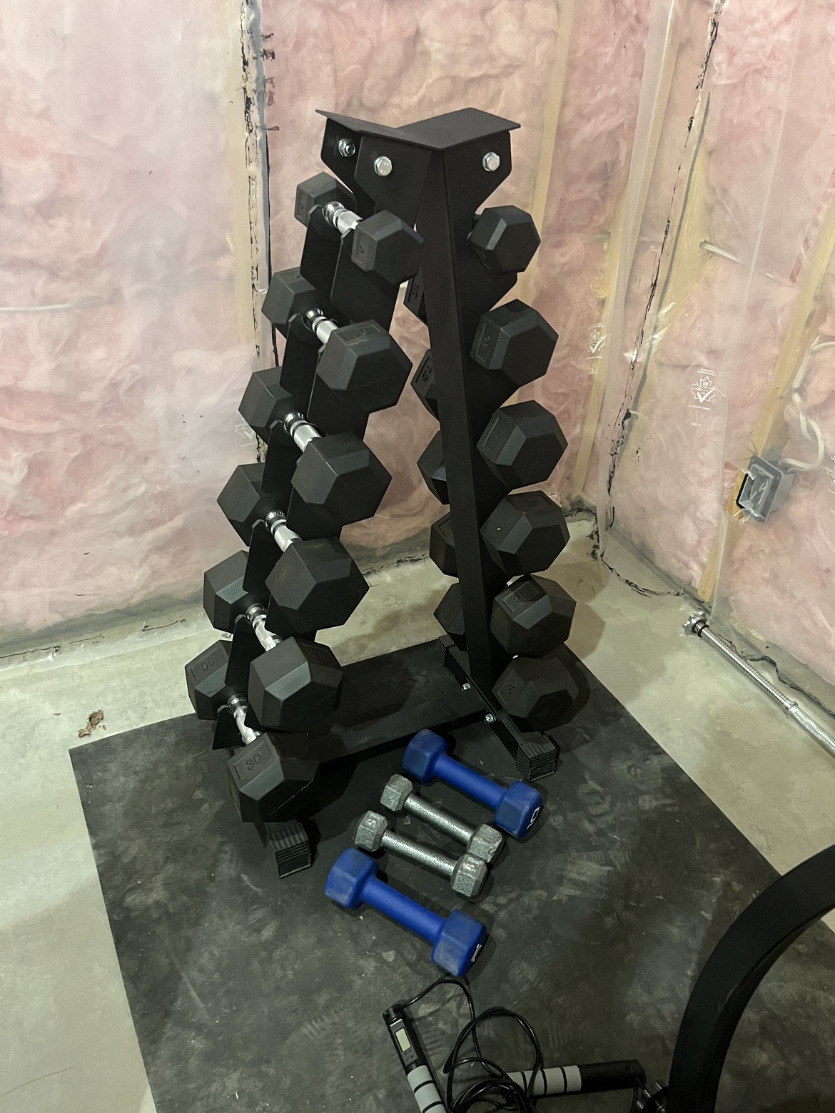 Dumbbell Set with Stand