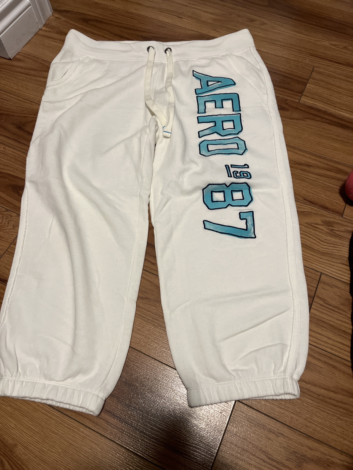 Aeropostale White Joggers