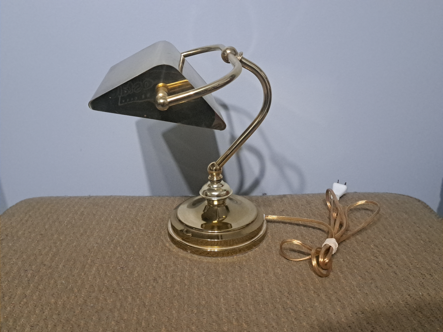 Brass Desk Lamp Vintage - photo 3