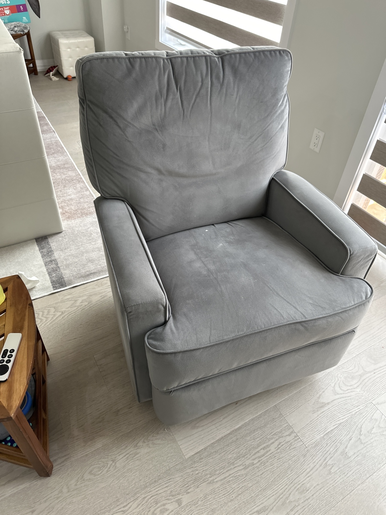 Grey swivel rider Recliner Chair - photo 2