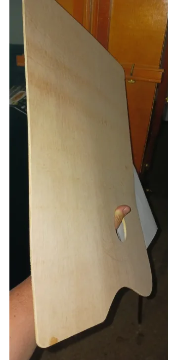 Wooden Artist's Easel, Foldable and has Carring Strap image indicator(6)