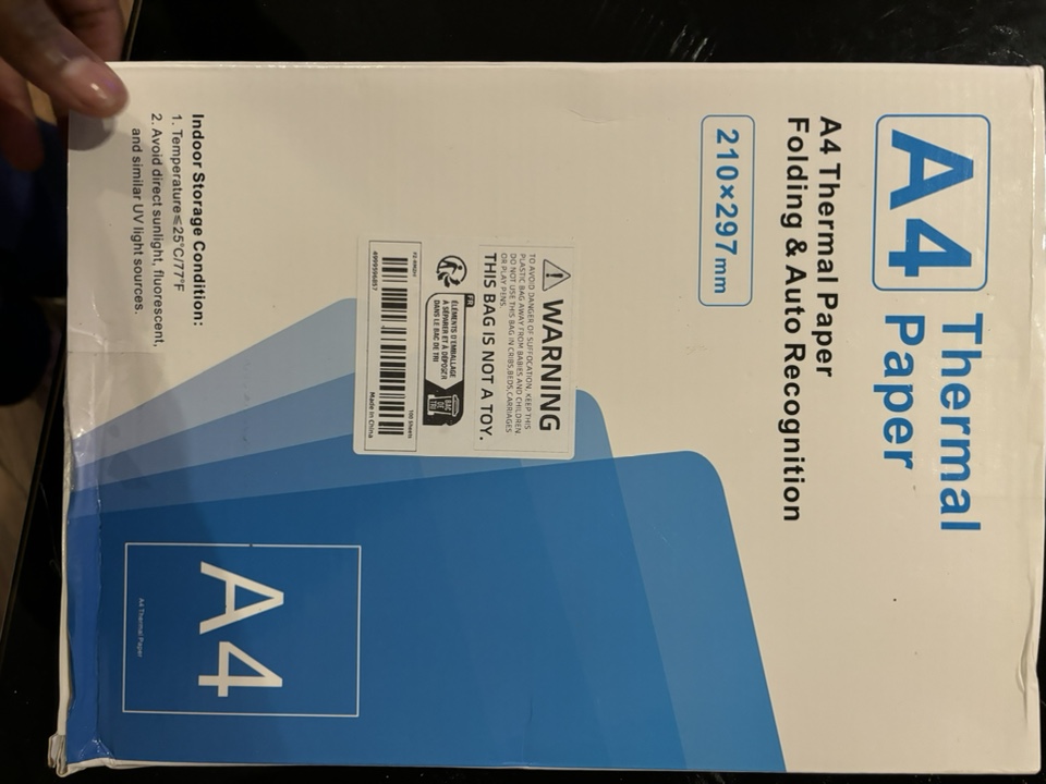 A4 Thermal Paper #freecycle