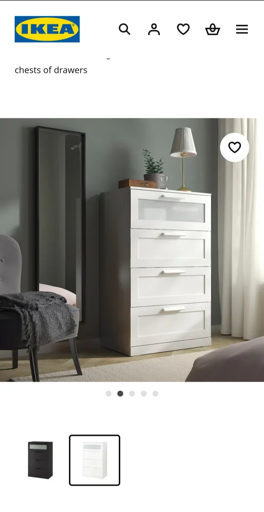 IKEA  4 Drawer Chest image indicator(2)