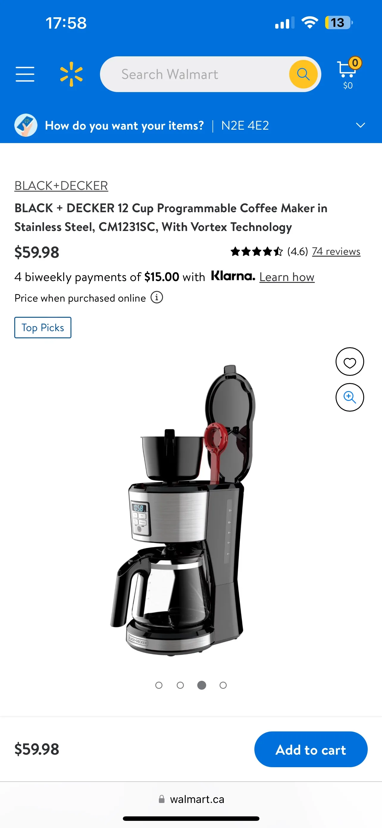 Black and Decker Coffee Maker image indicator(2)