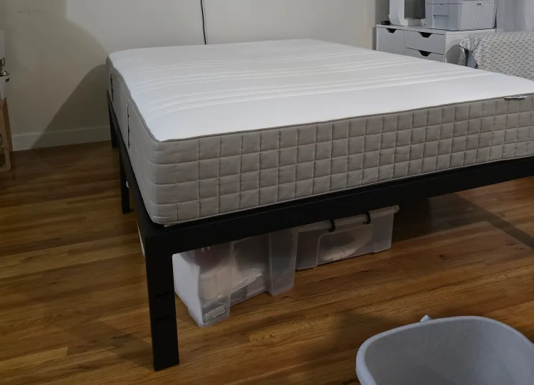 IKEA Haugesund Mattress + metal frame image indicator(4)