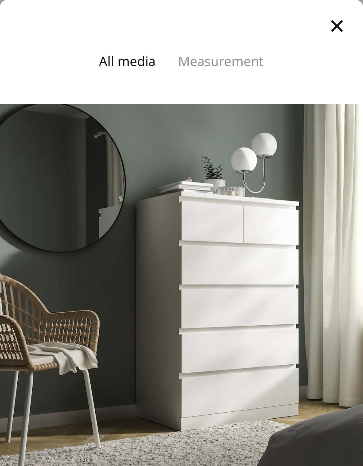 IKEA malm 6-drawer dresser brand new in box - photo 2