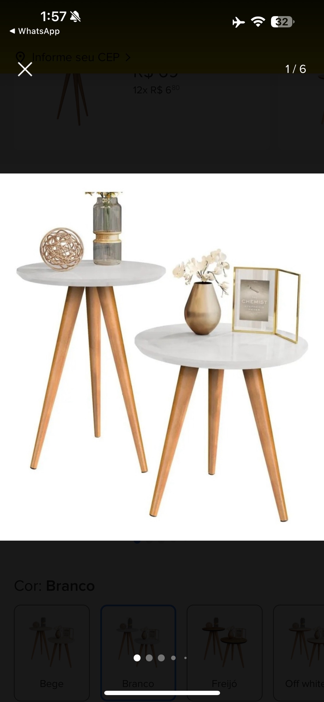 Side table from Brasil
