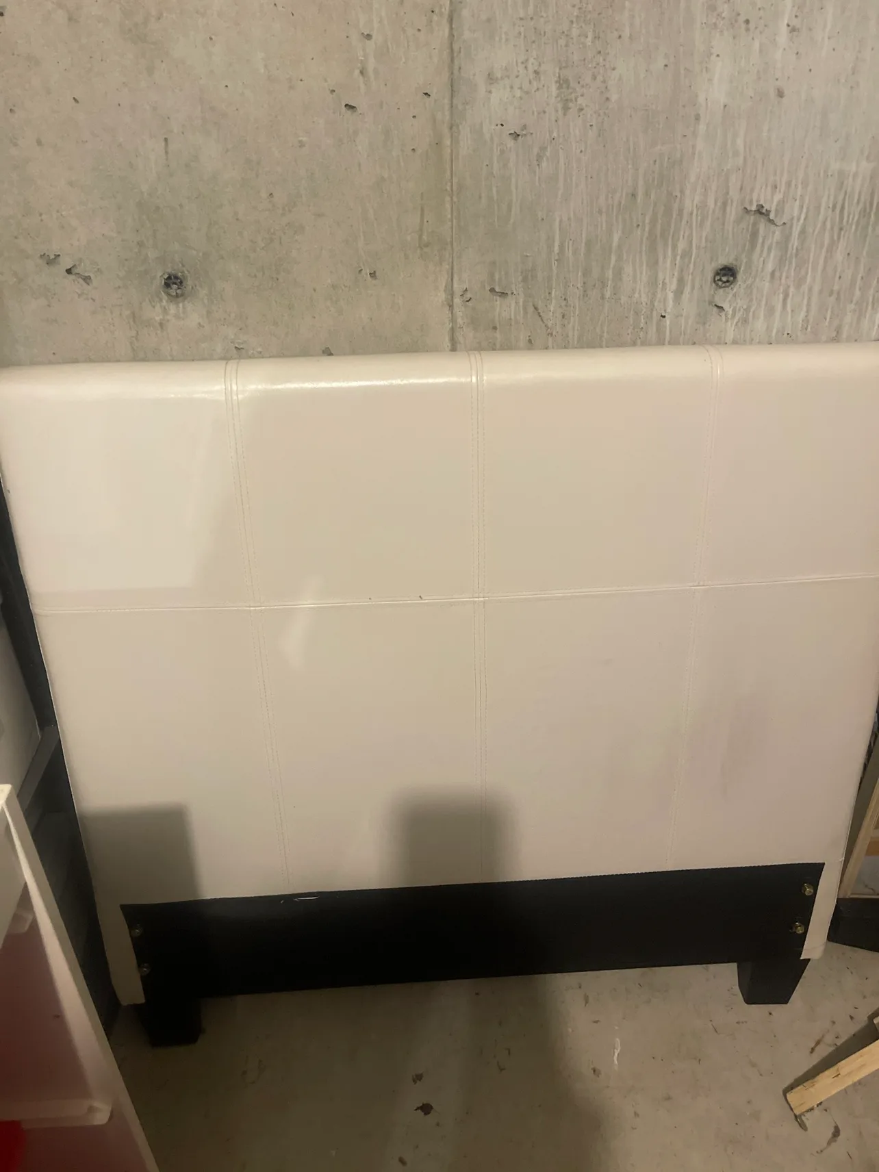 Twin bed frame with slats