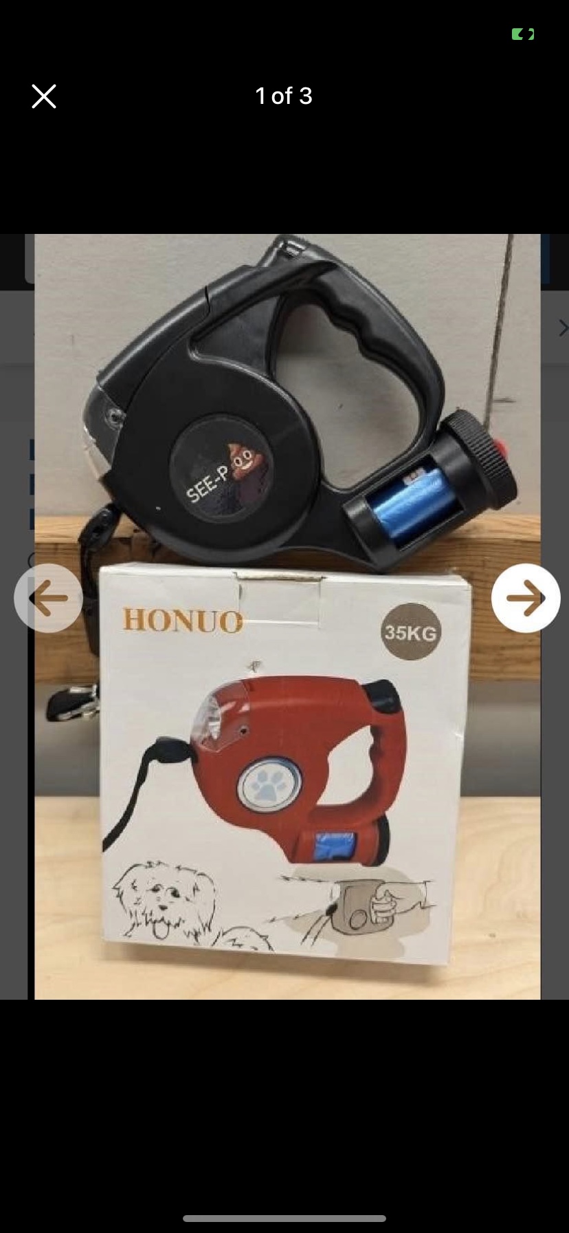 Retractable Dog Leash with LED Lights ( New
