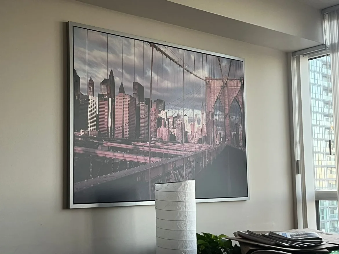 Brooklyn Bridge Cityscape Framed Art thumbnail
