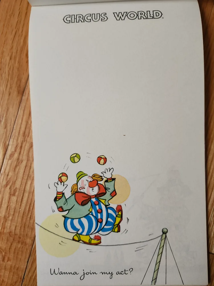 Circus World Notepad image indicator(9)