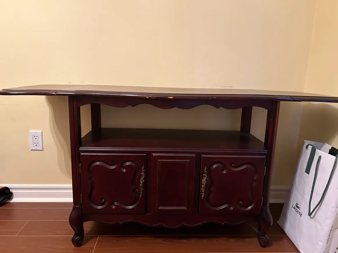 Wooden Console Table with Drop Leafs thumbnail