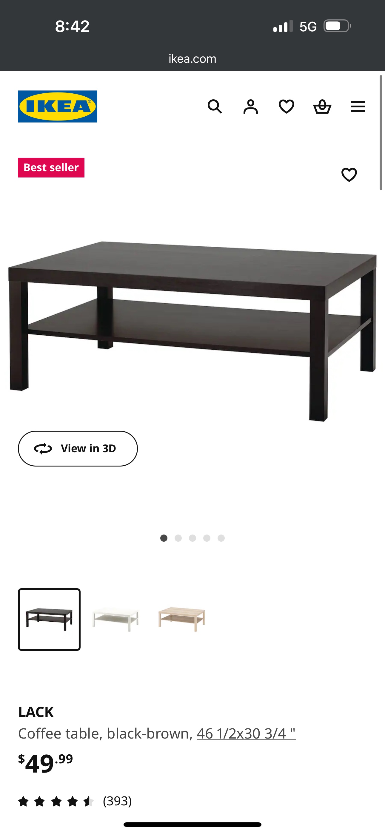 IKEA LACK Coffee Table - photo 2