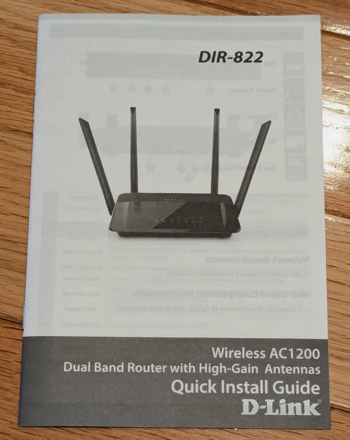 Dlink AC1200 dual band router with high-gain antennas image indicator(4)