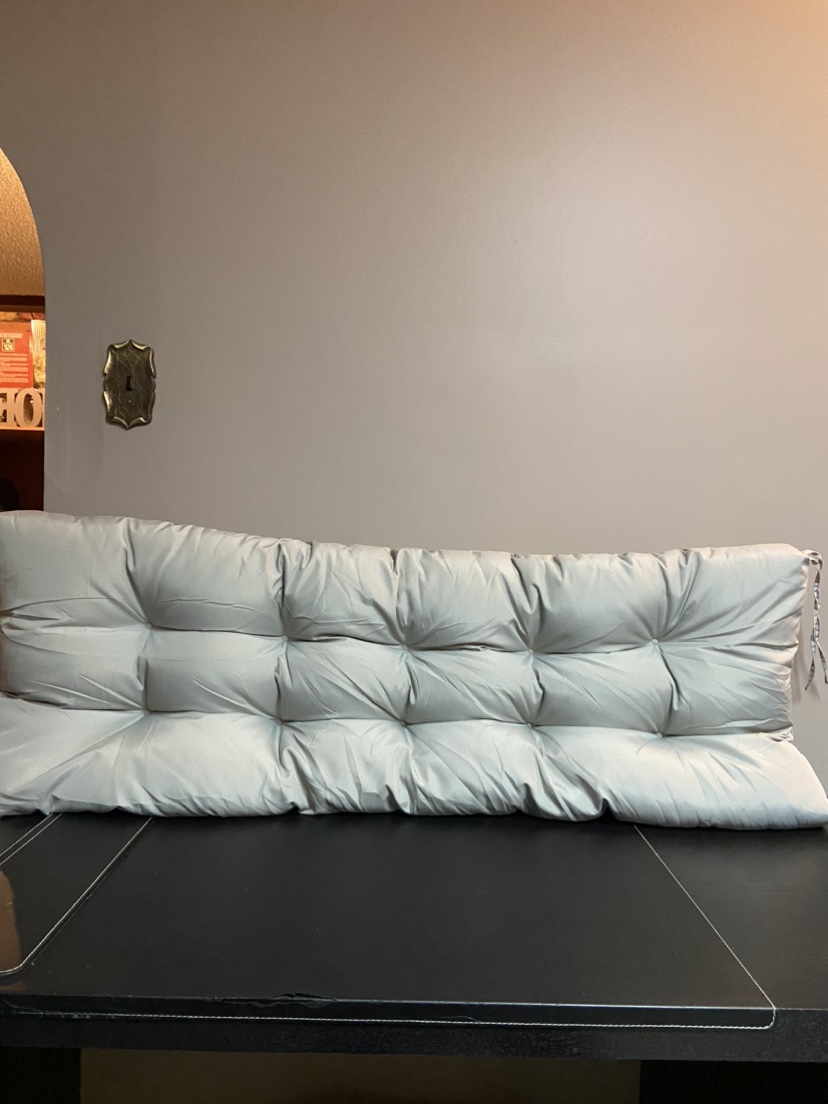 Grey Bench Cushion