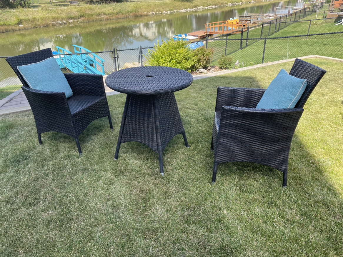 Bistro Woven Patio Set