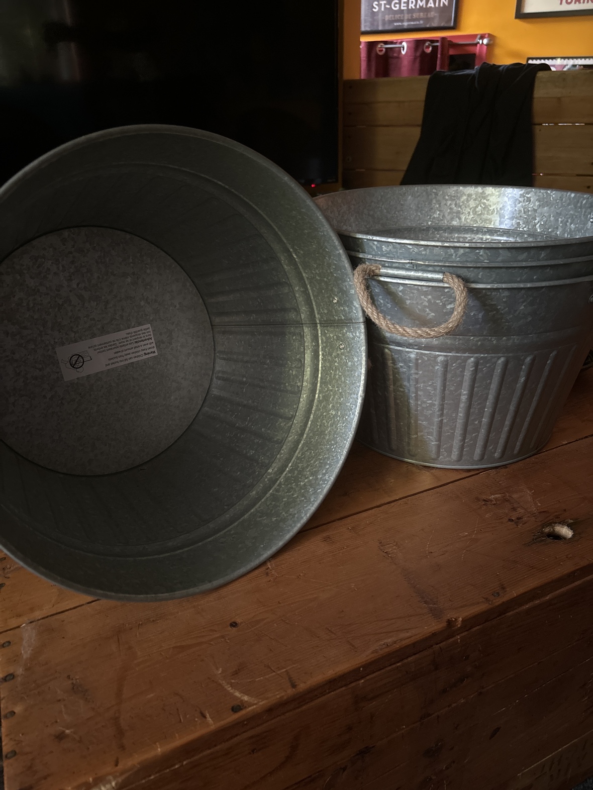 Galvanized Round Tubs