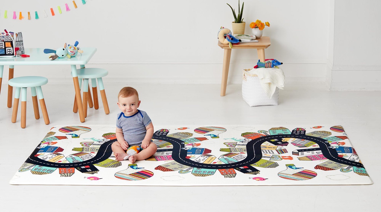 Reversible Baby Play Mat <86" x 52"> ***New*** - photo 3