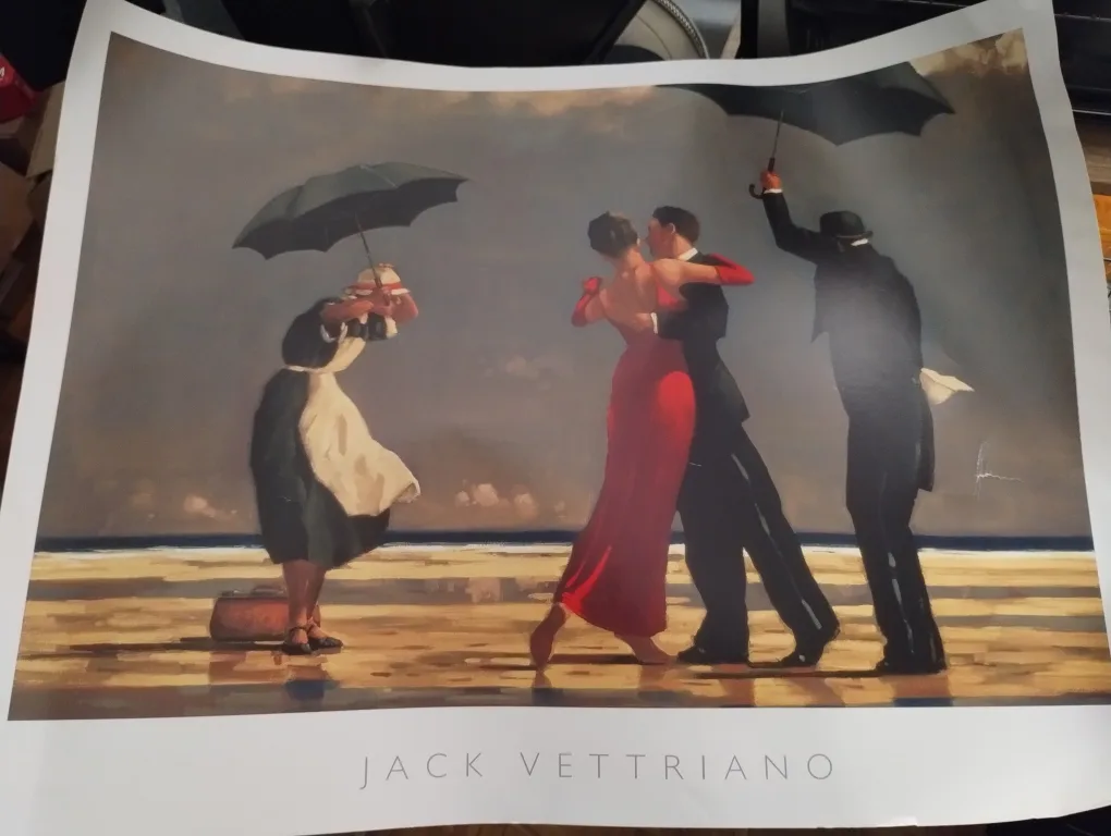 Jack Vettriano - The Singing Butler Print Poster thumbnail