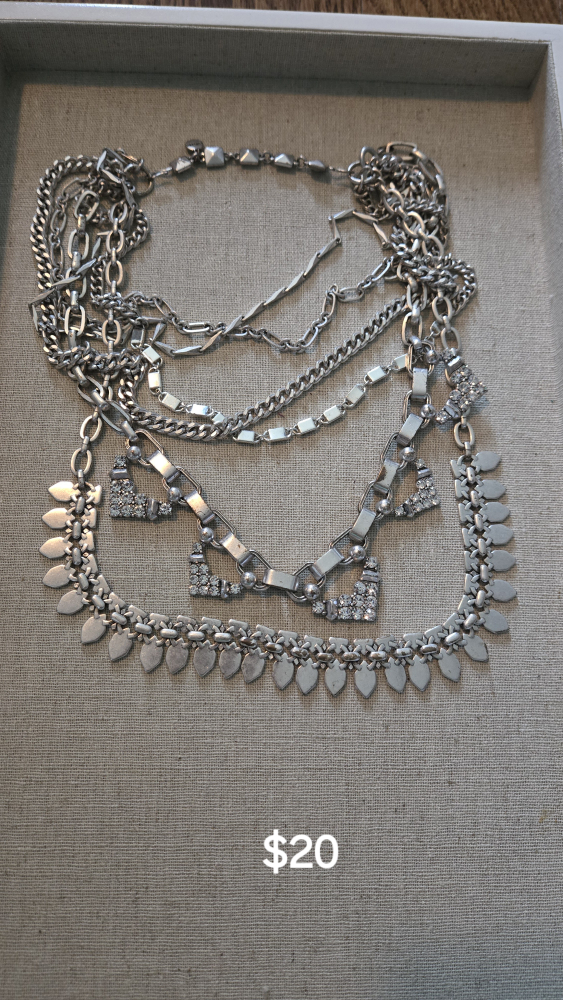 Silver Statement Necklace - photo 3
