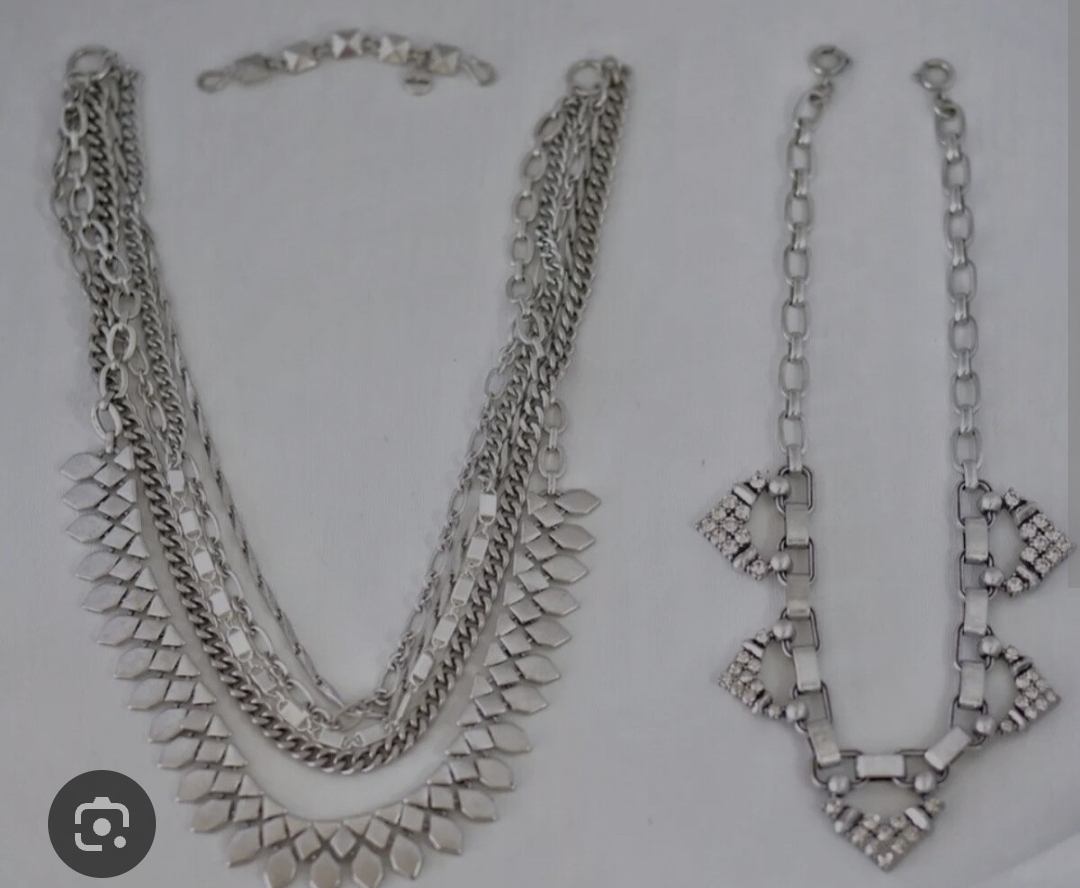 Silver Statement Necklace - photo 4