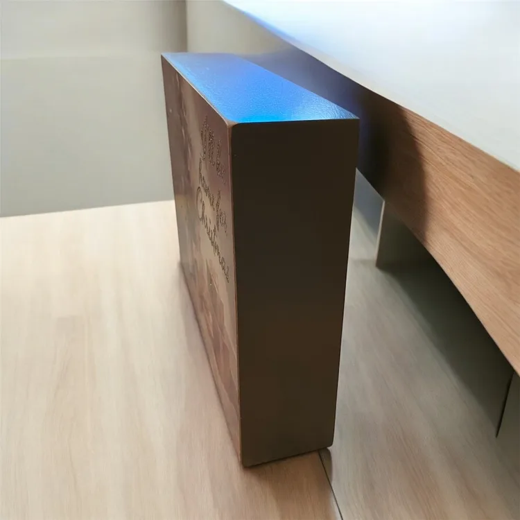 NEW Wooden Box Sign Distressed "I'll Be Home For Christmas" image indicator(3)