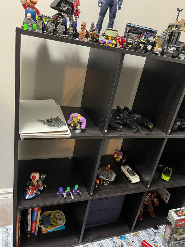 Black Cube Shelving Unit - photo 2