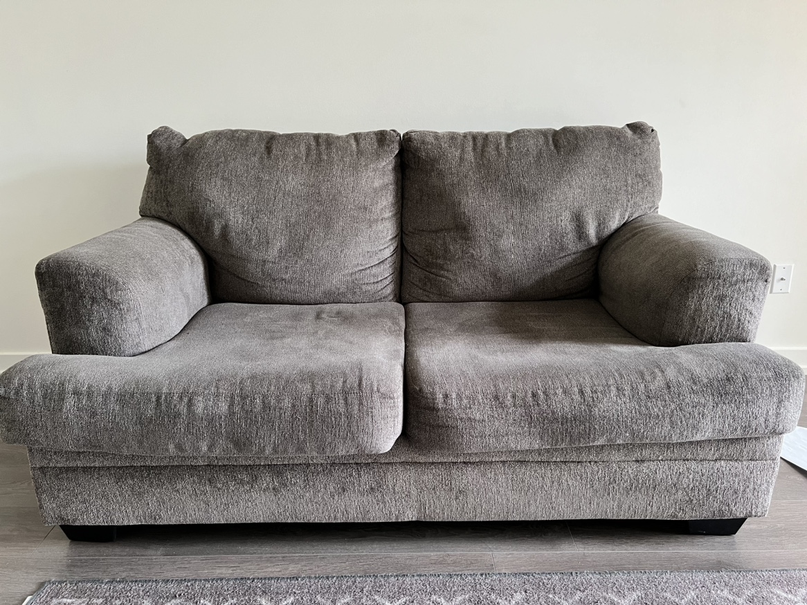 Ashley Grey Loveseat/ 2 seater sofa