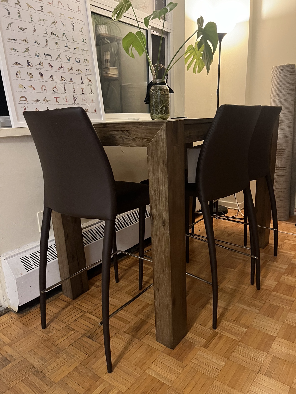 Structube Hamburg Bar Table and Four Chairs - photo 3
