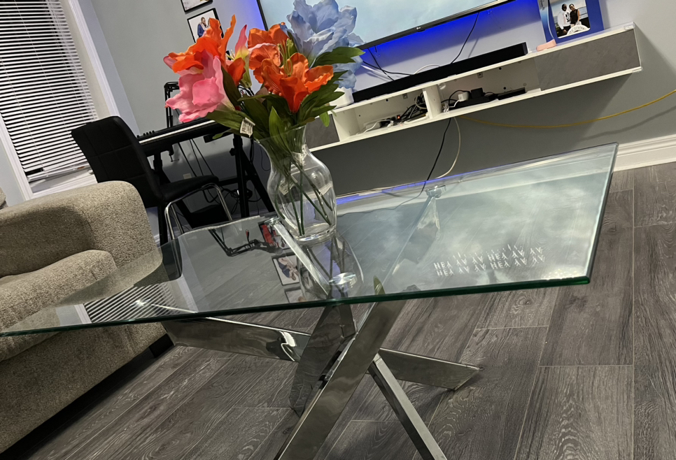 Glass coffee table - photo 2