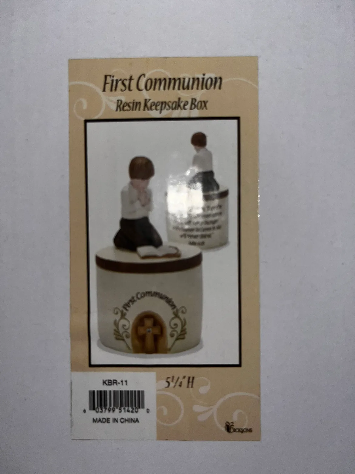 First Communion Boy Keepsake Box image indicator(3)